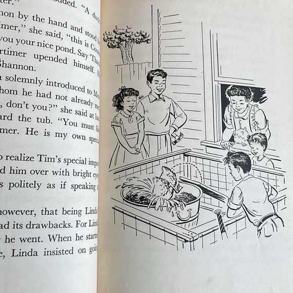 The Dooleys Play Ball by Marion Renick; Illustrated by Dwight Logan 1950 - Picture 9 of 13